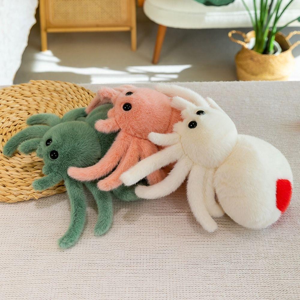 Stuffed Animals Simulation Spider Plush Toy Black Spider Spider Reptile Plush Toy   Birthday Gifts