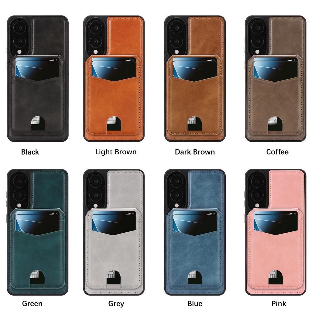 2 in 1 Detachable Business Magnetic Cards Solt Leather Case For Samsung S25 Ultra S24 Plus A16 A17 A26 Stand Shockproof Cover