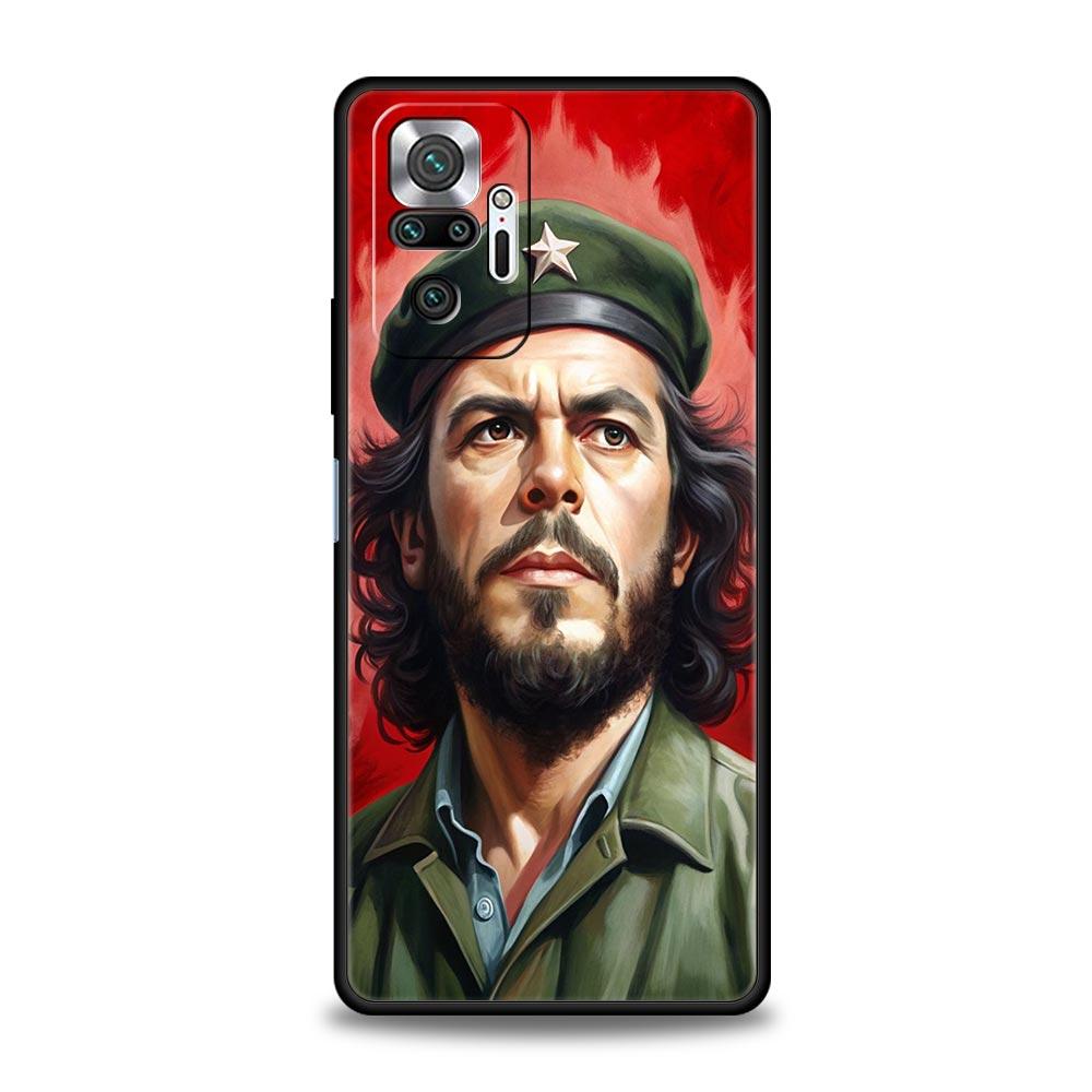 Capa de Telefone Para Xiaomi Redmi Note 14 13 12 Pro Plus 5G 9S 9 10 11 4G 14C 13C 12C 10C 9C 9A Che Guevara Capa Macia