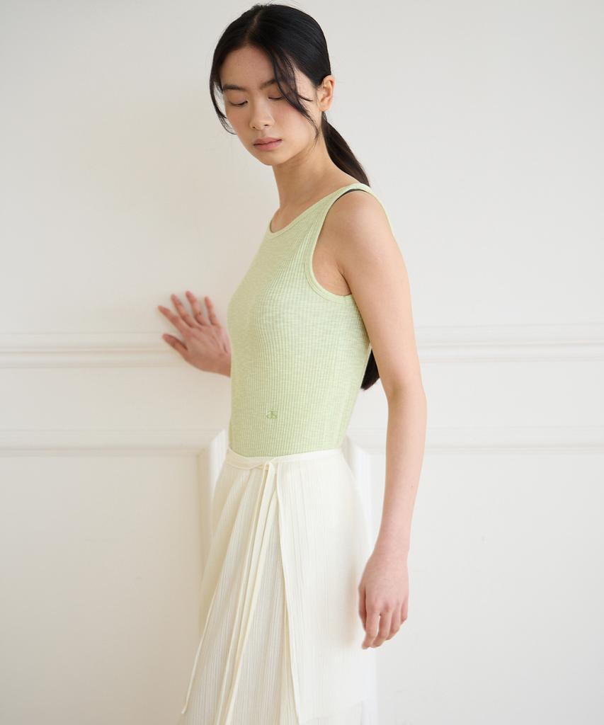 Oeoseoul Pleated Maxi Skirt [Ivory]