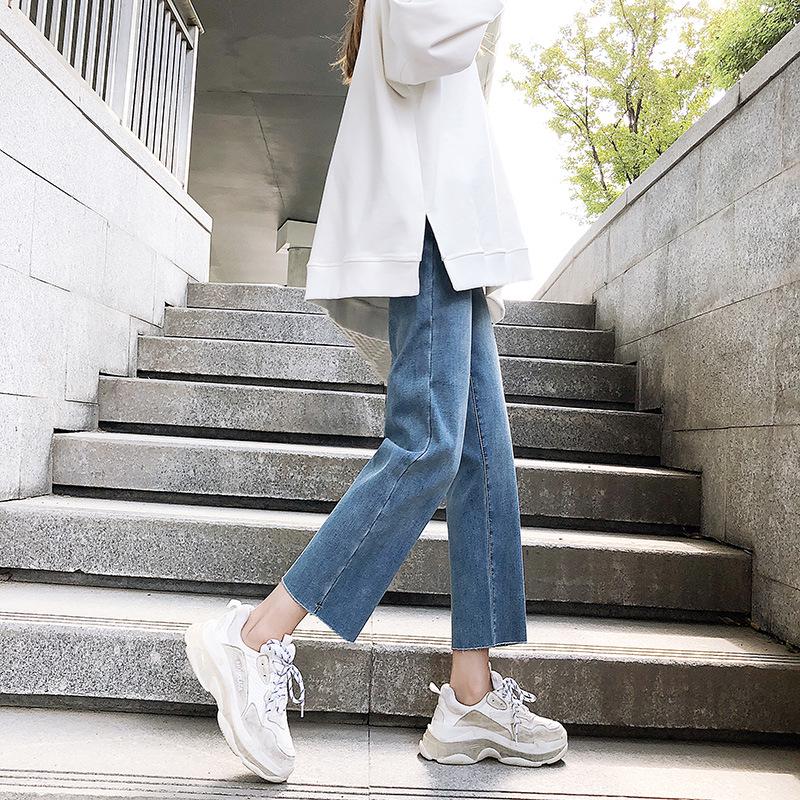 

Petite Women s High-Waisted Cropped Straight-Leg Jeans - Spring 2024 Light-Wash Wide-Leg Style 25 (54 cm)