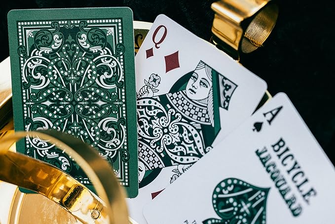 BICYCLE JACQARD Playing Cards 1 DECK in a Wooden Box