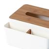 Multifunctional Tissue Box Cover Holder Desk Organizer Rectangle Bedside Decorative for