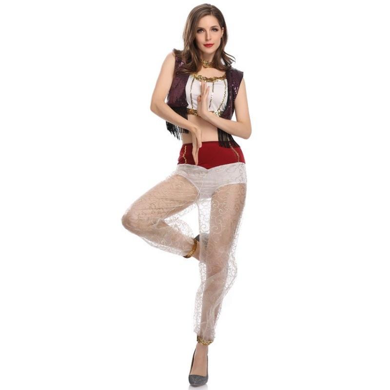 Enchanting Aladdin Lamp Costume For Women Perfect For Anime Cosplay And Halloween Fun