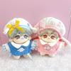 Eared Beret, Shirt, and Vest Set (Blue) for 10cm Plush Toy, Kigurumi Accessories, Otaku Activities, Doll Mascot, Kpopdoll Costume [Used]