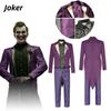 High-quality Polyester Mortal Kombat 11 Joker Cosplay Outfit Full Set For Comic Con And Costume Parties