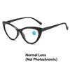 Women's Ultralight Pochromic Glasses Fashion Discoloration Cat Eye Reading Glasses Men Trendy Retro Far Sight Eyeglasses