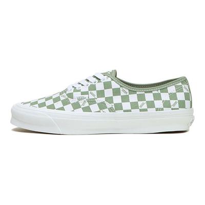 OG Authentic LX Checkerboard - Loden Unisex Sneakers Green True-White VN0A5FBDLDN