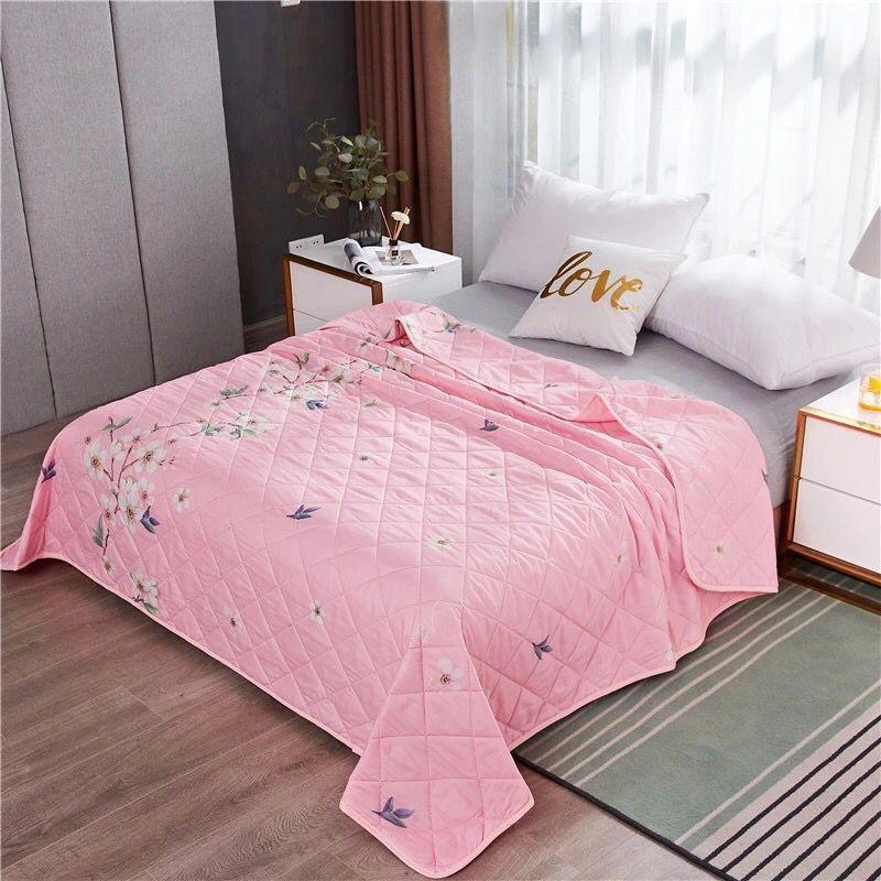 2021 summer washed quilt 1 pcs soft breathable skin-friendly and cool blanket thin new quilt bedspread