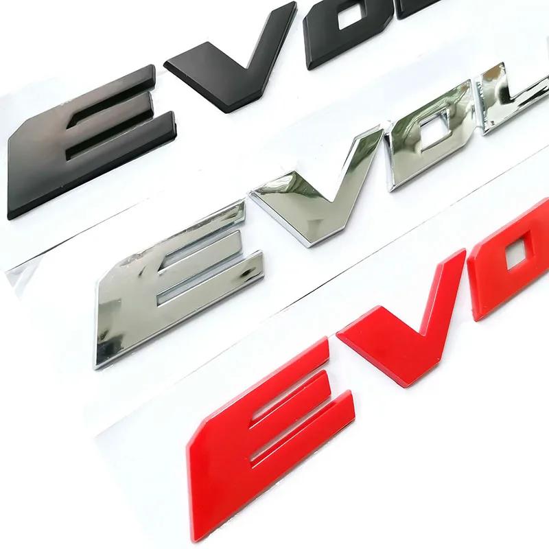 Evolution X Schriftzüge ABS Kunststoff Auto Styling Emblem Abzeichen Automobil Umbau Kofferraum 3D Aufkleber Decal für Mitsubishi Lancer EVO