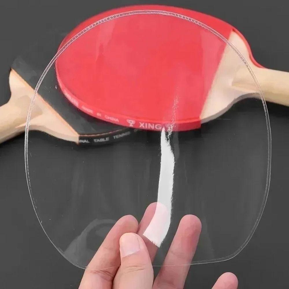 Sticky Ping Pong Racket Protective Film Transparent Ping Pong Bat Rubber Protection Film