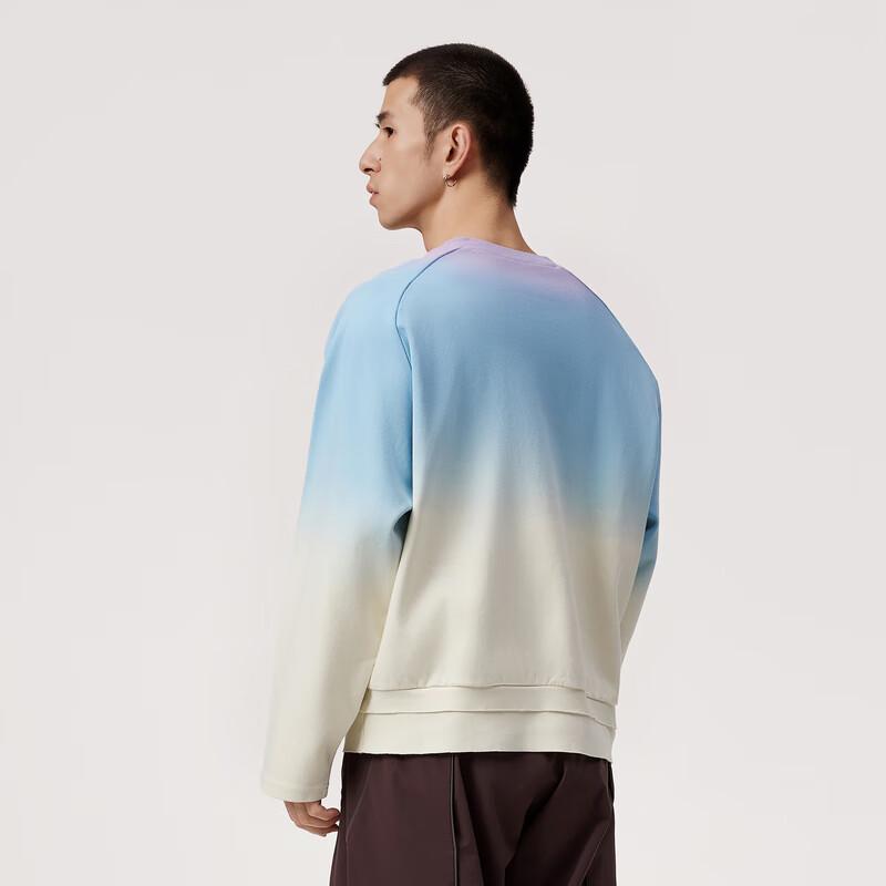 Croquis Men's 2024 Spring Gradient Loose Fit Sweatshirt