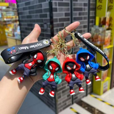 Avenger Spider-Man Doll Keychain Creative Pendant Couple Car Schoolbag Keychain Pendant