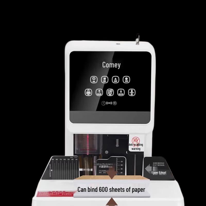 Comix Semi-Automatic Financial Voucher Binding Machine CN Plug (adapter Included)