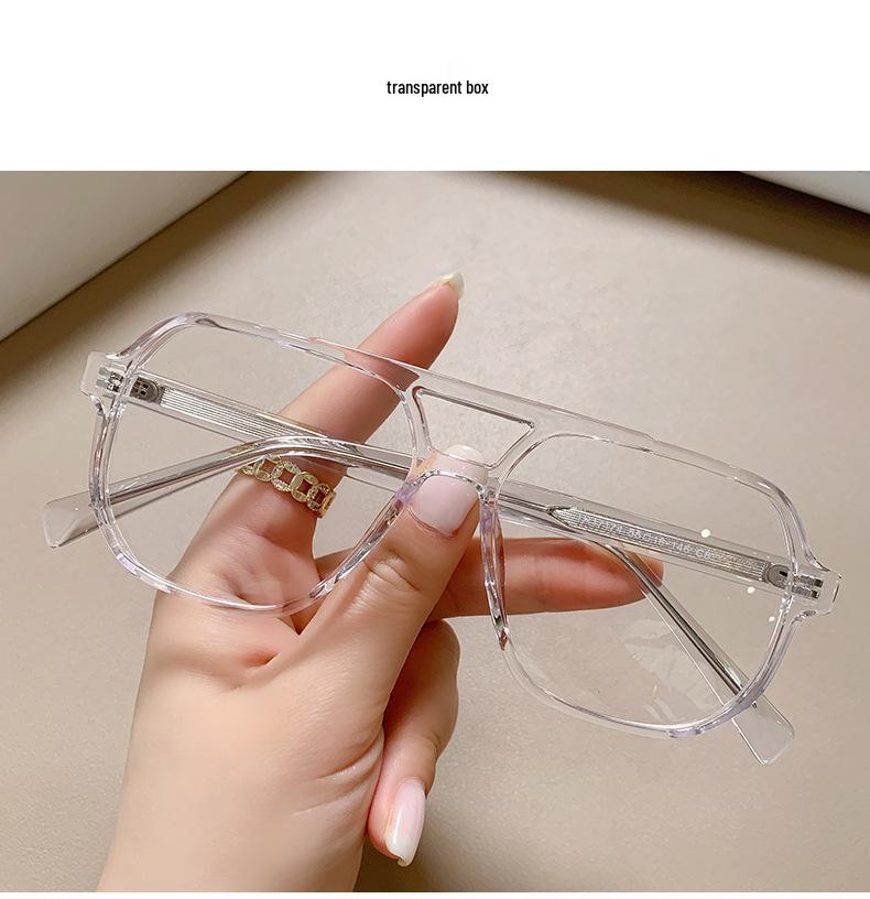 Ultralight TR90 Anti-Blue Light Large Eyeglass Frames for Prescription Glasses
