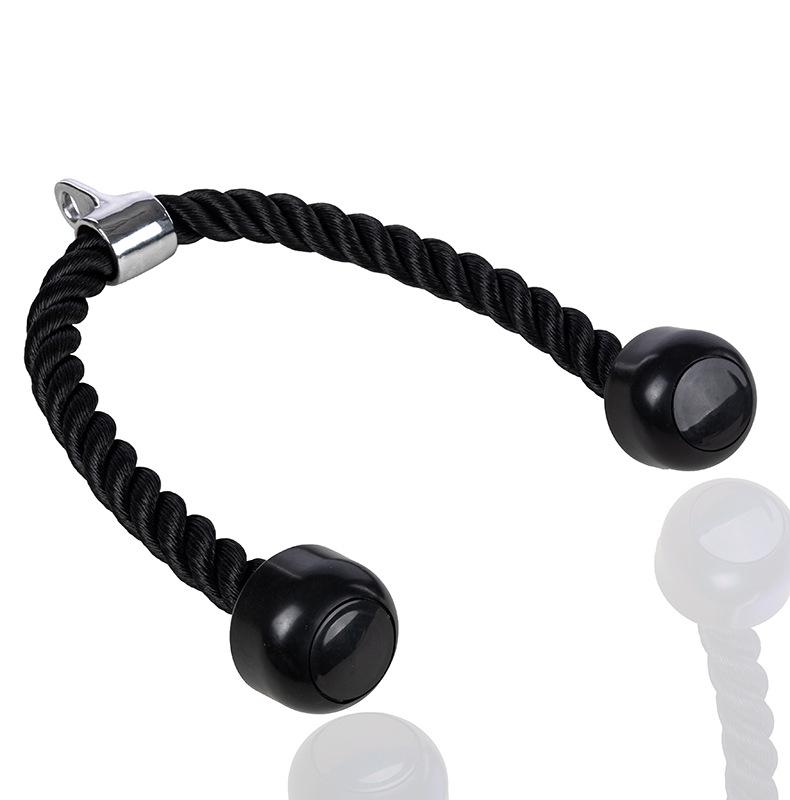 Double-Ended Triceps and Biceps Rope for Pushdowns, Curls, and High-Pulls - Gym Fitness Accessory