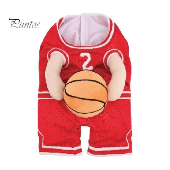 

Баскетбольный костюм для собаки с мячом на Хэллоуин, баскетбольная майка для питомца, собака, держащая мяч, баскетбольная форма, нарядный наряд M A