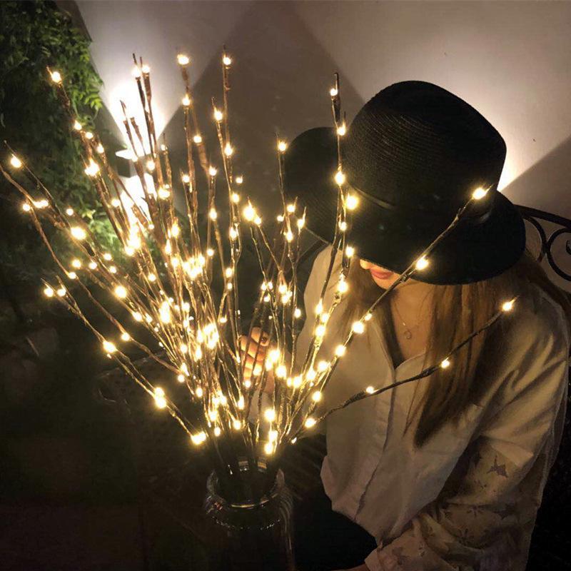 Nordic LED Flower Branch Lamp - Creative Starry Night Decoration
