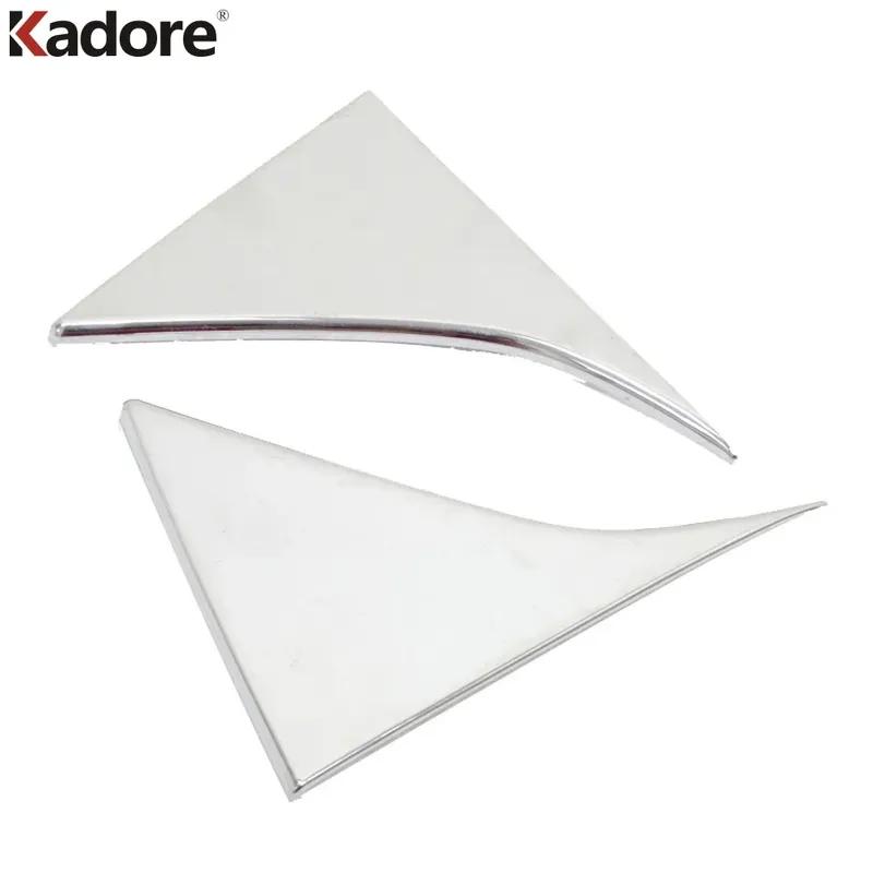 Rear Window Spoiler Cover Trim For KIA Sportage 2016 2017 2018   Chrome Car Side Wing Triangle Frame Trims Accessories
