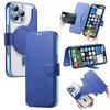 CASENEO For iPhone 16 Pro Case with Lens Film TPU Inner Shell Detachable Leather Phone Cover