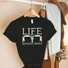 Life Behind Bars Bicycle T Shirt Cyclist Bike Rider Mountain Biking Vintage Casual Stretched Stylish Streetwear