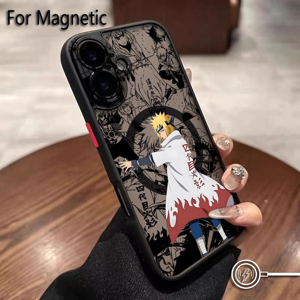 Narutos Minatos Namikazes Phone Case for iPhone 17 16 15 14 13 12 11 Air Pro Max Mini XR XS X 7 8 6 6s Plus Matte Magnetic