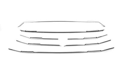 Grillauflagen (rostfreier Stahl) für Ford Custom 2023- гг