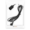 Douille e27 avec fil - kwmobile - support de lampe - noir - compatible ampoule e27 - interrupteur inclus