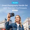 TELESIN Action6 Street Photography Handle for DJI Osmo Action 6 Metal Rabbit Cage StreetGrip Camera Kit Sports Camera Shooting