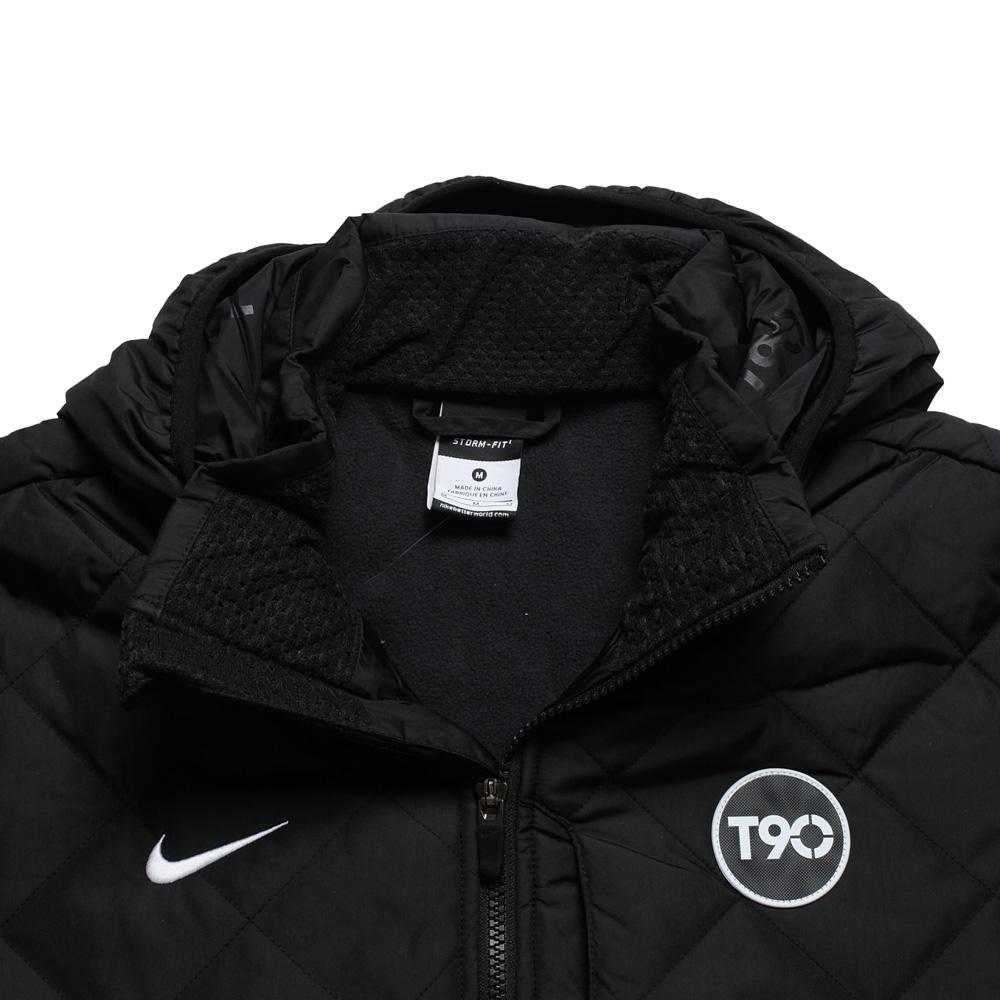 Nike T90 Hooded Zipper Versatile Long Sleeve Cotton Jacket Men jackets 505574-010