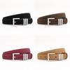 Genuine Leather Womens Belt With Silver Pin Buckle For Office Wear And Fashion