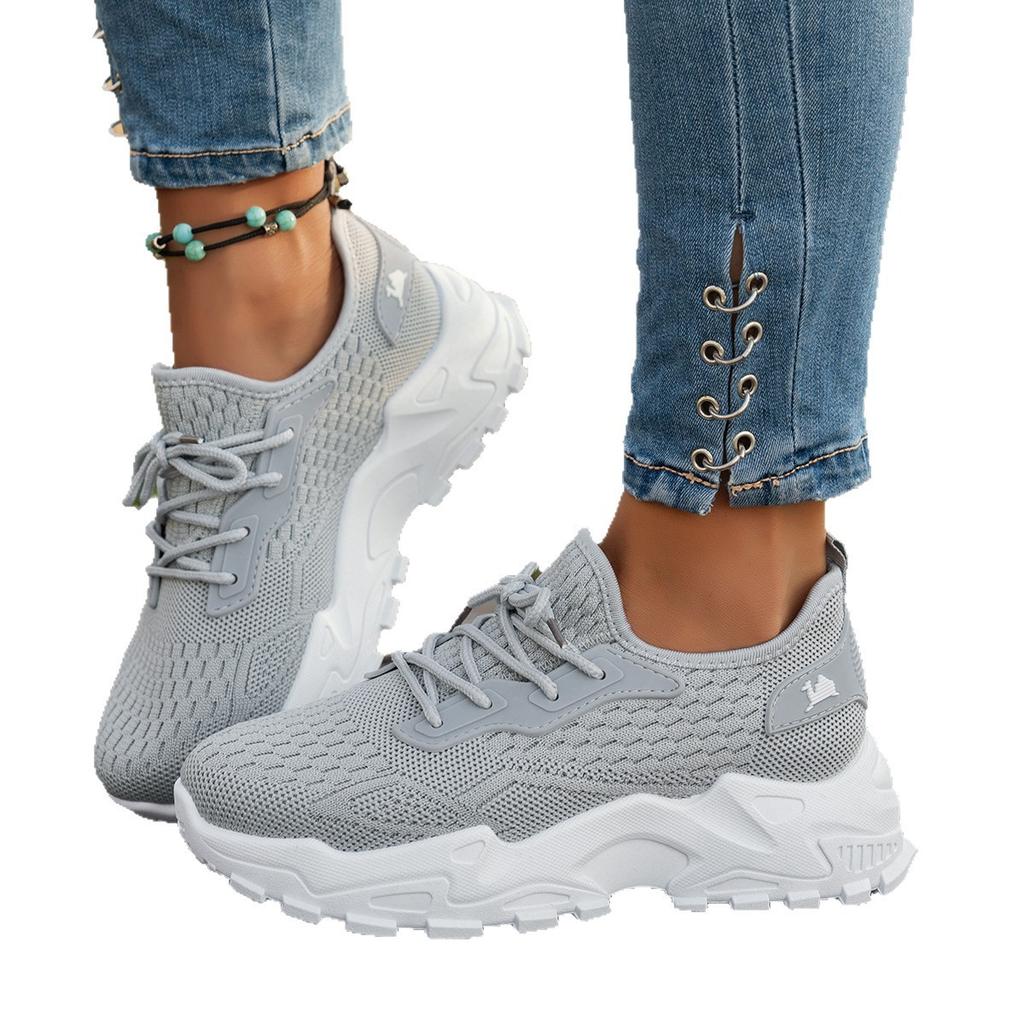 Red Sneakers For Women Shoes Flying Slip On Breathable Mesh Sneakers Woman Spring New Lightweight Tennis Sports Ladies Casual