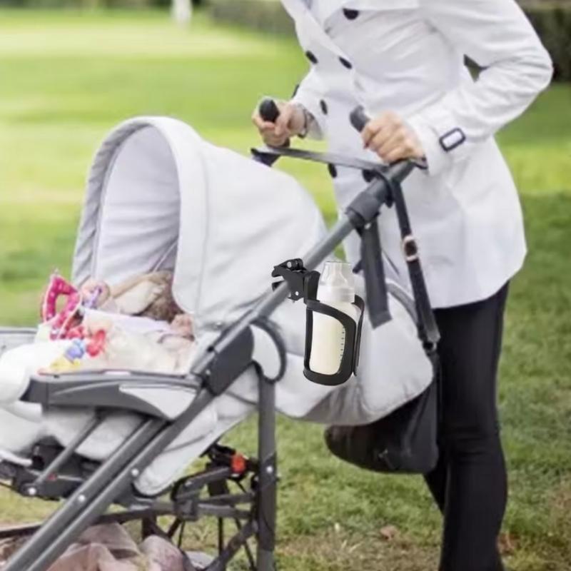 Adjustable Baby Stroller Water Cup Bracket Bicycle Bike Bottle Holder 360 Degree Rotation Bottle Rack Stroller Accessories