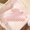 Hair Claw for Women, Semi-Transparent Pearlescent Tones Hair Clip, Large Size Back Head Hair Claw for Thick Long Hair