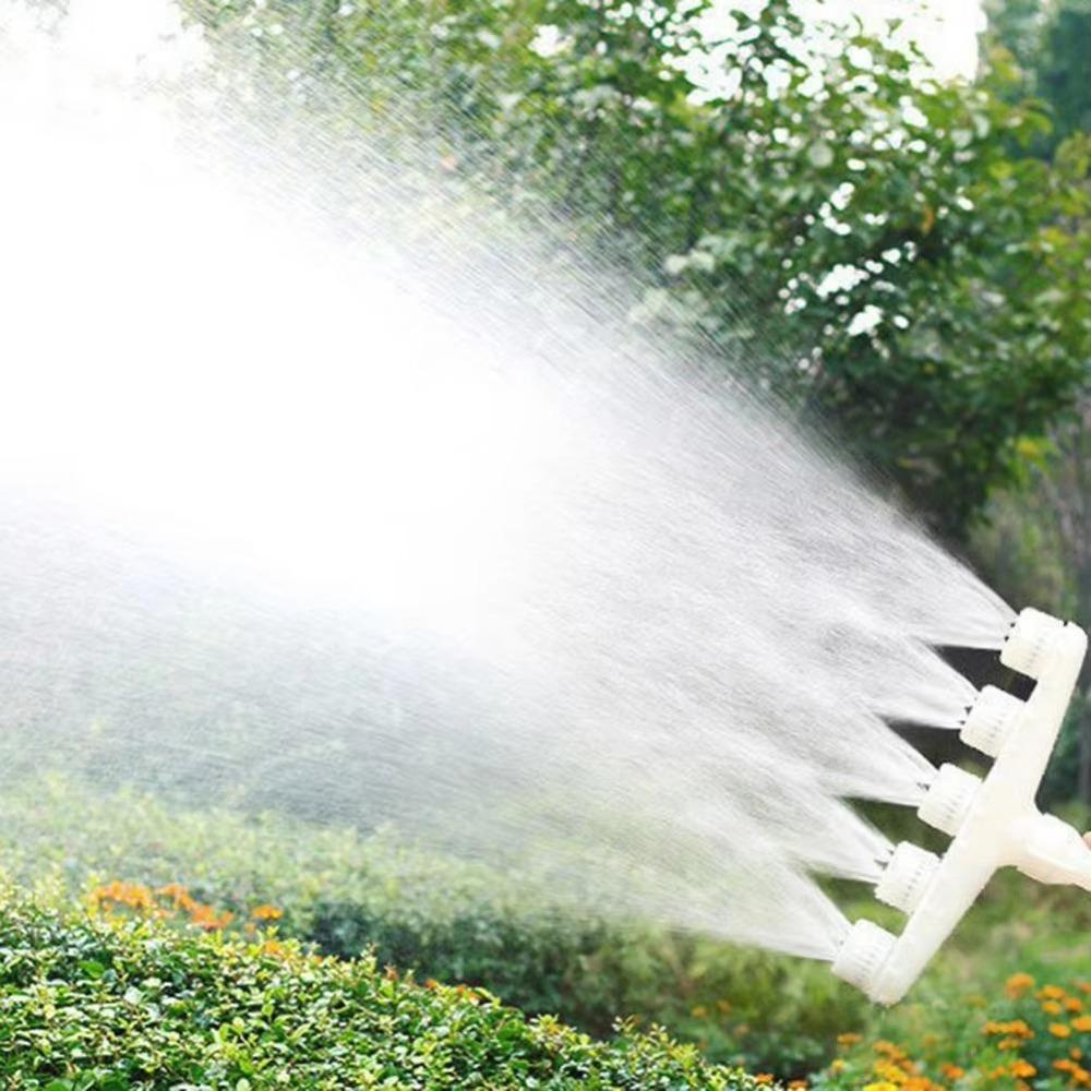 2/3/4/5 Hole Garden Hose Sprinklers Large Flow Water Sprayers Nozzle Sprinkler Head  Greenhouses