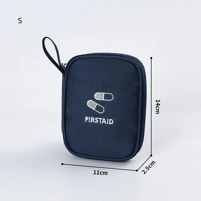 Mini Home Medical Storage Bag Portable Travel Emergency First Aid Kit Medicine Pack Outdoor Camping Travel Sorting Survival Sack
