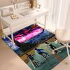 Halloween Horror Horror Theme Stranger Things Carpet Home Living Room Decoration Table and Chairs Anti Slip Door Mat Outdoor Picnic Mat Carpet A7