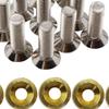 Pieces M6 Car Modification Screws Gasket Set, s Washer , Engine Concave