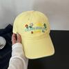 Candy Color Flower Baseball Cap Korean-Style Peaked Cap Cute Sun Hat  Outdoor