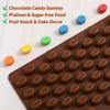 2 Pcs Coffee Bean Mold, Food Grade Coffee Bean Silicone Mold with Anti-Leak Rim, 55 Cavity Coffees Beans Molds Silicone for Chocolate, Candy, Resin