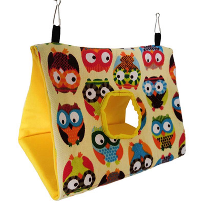 Parrot Cages Warm Bird Hammock Hanging Tent Bed for Bird Sleeping Pet Birds House Bird Nest Bird Cage Decoration Accessories