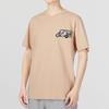 Nike T Shirts Men's Khaki Crew Neck Moderate Straight Fit DZ2846-200
