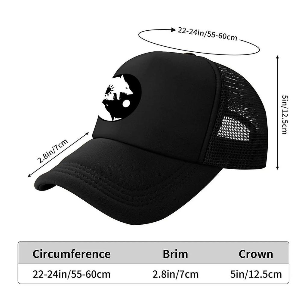 YIN-Yang Wolf Edition Baseball Cap Tea Hat Bobble Hat Golf Wear Hat Luxury Brand Women Caps Men's
