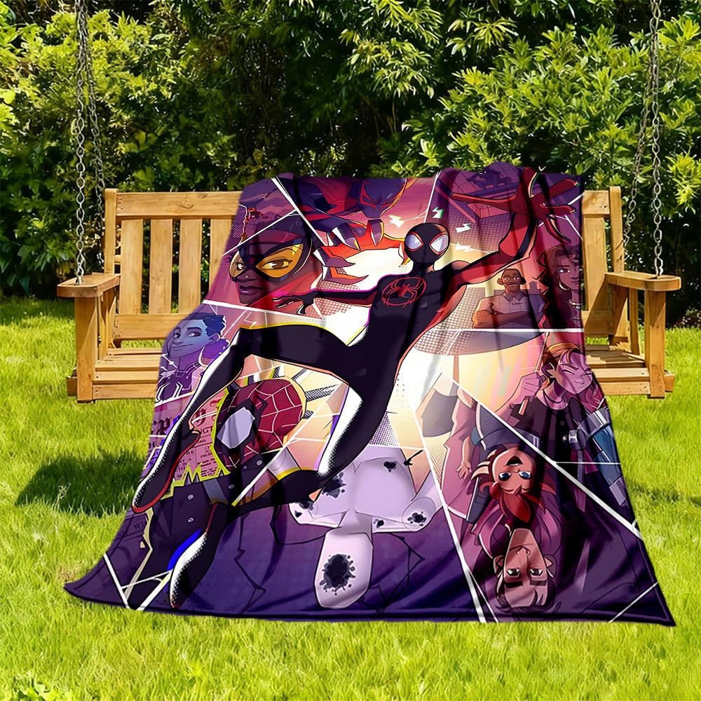 1PC SpiderPerson, Urban Hero Outdoor Blanket Lightweight Flannel, Soft & Warm, All-Season Use for Sofa, Outdoor, Camping, Living Room, Office57