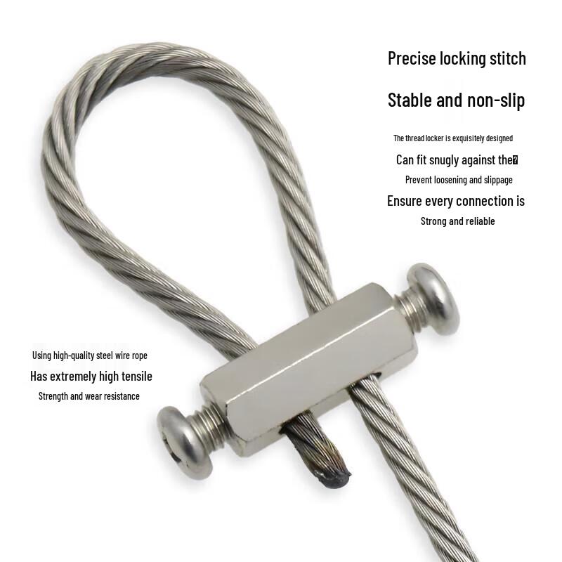Outdoor Stainless Steel Wire Rope Hanger Kit