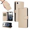 For iPhone 16e Case RFID Blocking 3 Card Slots PU Leather Phone Cover with Wrist Strap