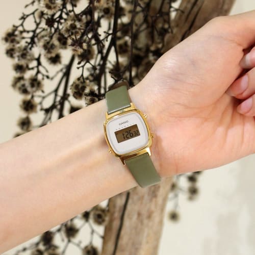 Casio Ladies Digital Watch LADY'S DIGITAL LA670WFL (la670wfl) (Cream)