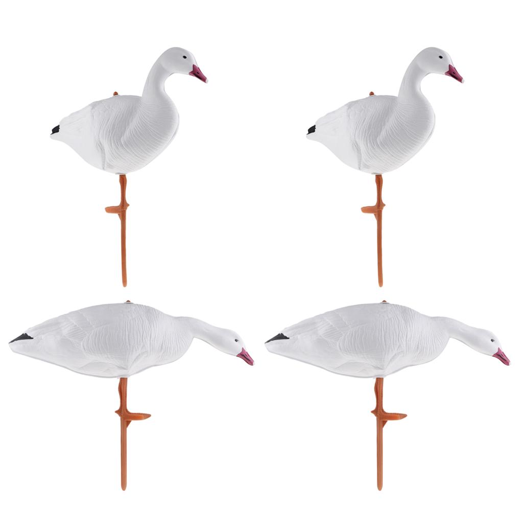Buy 4pcs Full Body Decoys Lawn Ornaments Decors Foldable Goose at