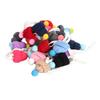 22Pcs Mini Knitting Hats Christmas Mini Knitting Doll Hats Mini Wool Hat for Christmas Ornaments DIY Art and Craft