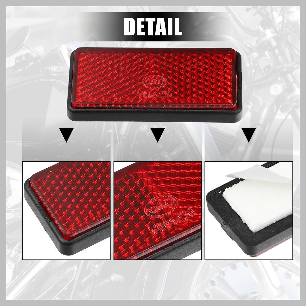 RATCHROLL Motorcycle Reflector Protector Reflector Front Lower Fork Reflector Sticker
